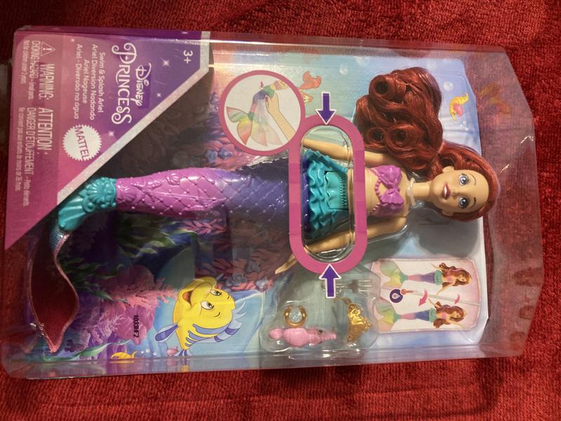 Disney Swim And Splash Ariel Doll