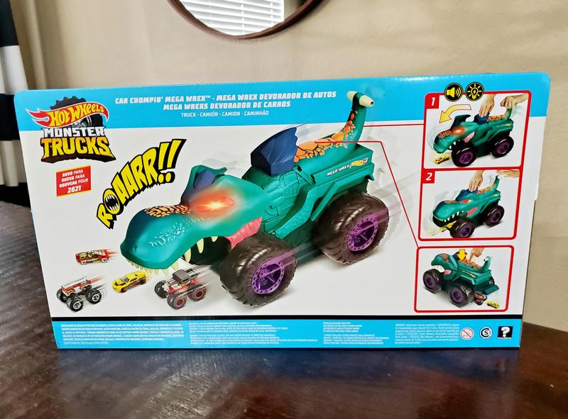 Hot Wheels Monster Truck - Car Chompin' Mega-Wrex