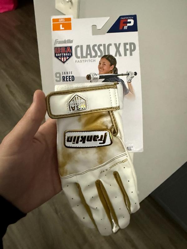 Franklin Sports – Guantes de softball de la serie profesional Fastpitch, ano derecha o