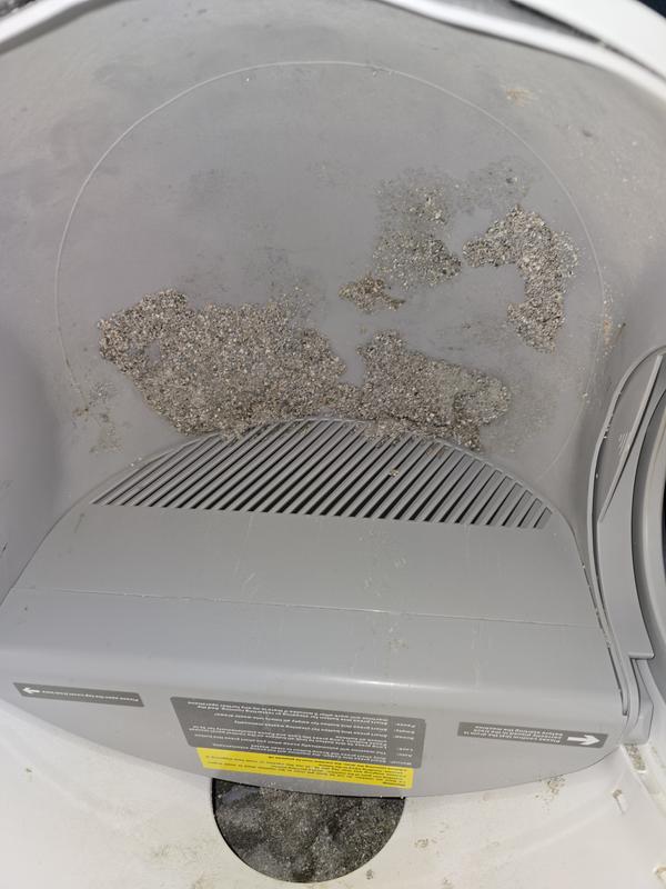 Stuck to bottom of tray