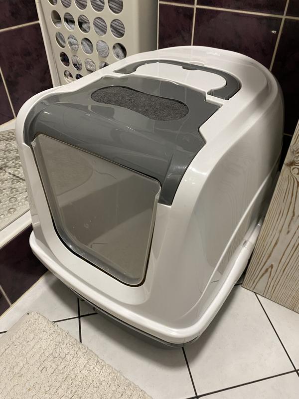 AniOne Toilettes fermes avec tamis Clean Cat M | MAXI ZOO