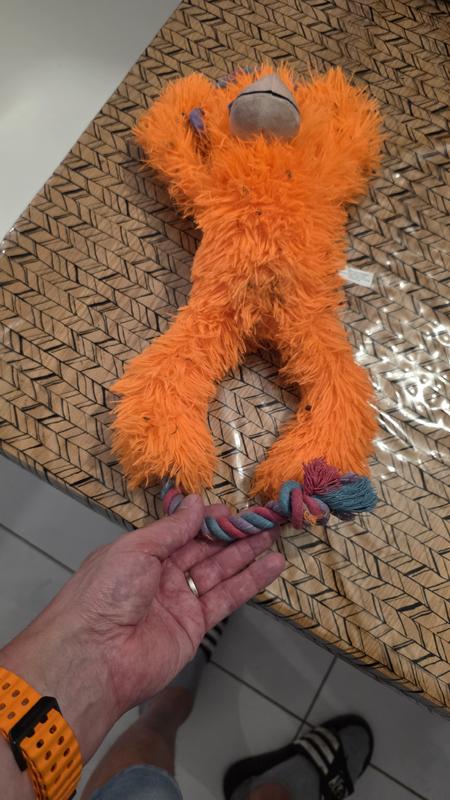 KONG Pull-A-Partz Pals Hundespielzeug – 2-in-1 Zum Zerren & Kuscheln, Mit Quietscher Und Knistern
