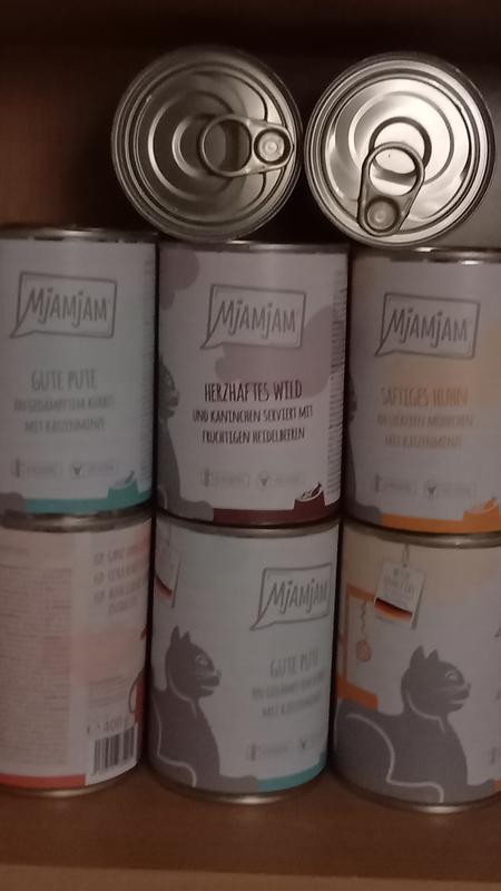 MjAMjAM Premium Katzenfutter Mixpaket II – 12 X 125 G, Getreidefrei Mit Wild, Pute & Ente | Hochwertiges Nassfutter
