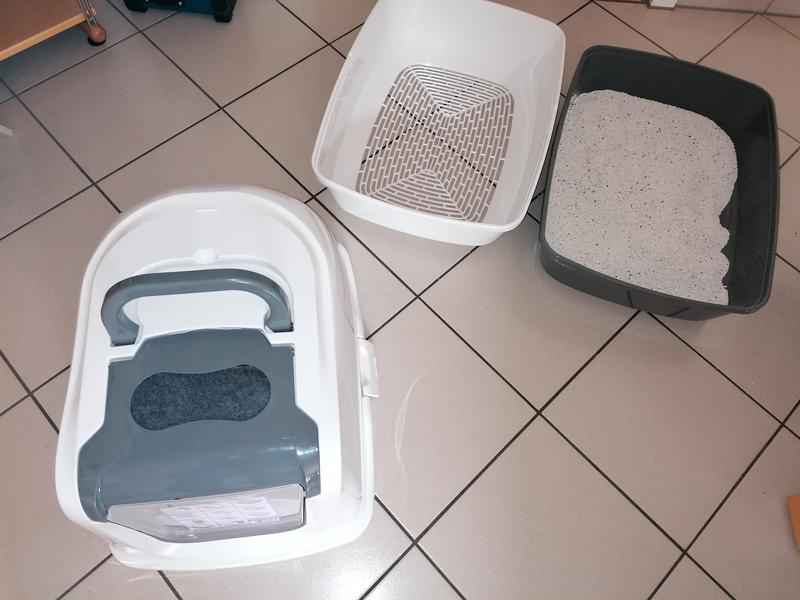2er-Pack Edelstahl-Siebtoiletten Für Katzen – Geeignet Für Kiefernpellets, Mit Deckel, Hohe Seiten, Anti Auslauf