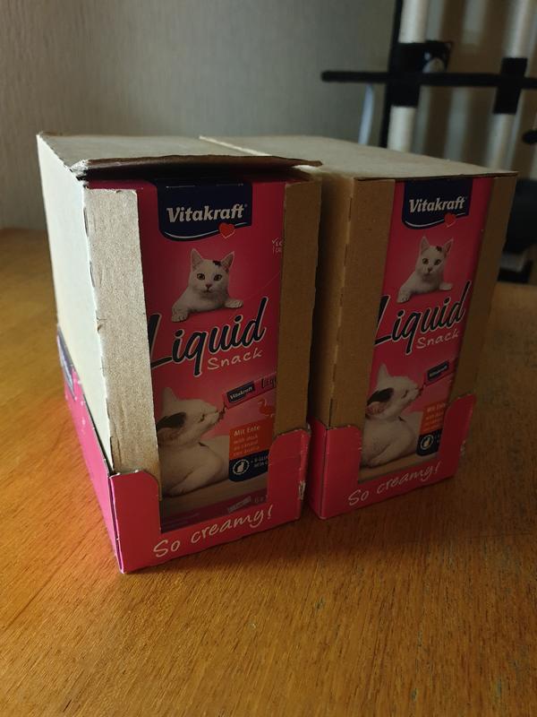 VITAKRAFT Liquid Snack Friandise pour chat au Bœuf et à l'herbe à