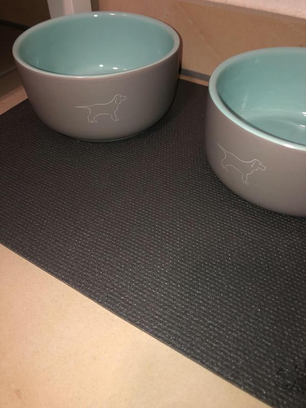 SANOZOO ® - runde Napfunterlage - Öko-Tex und Made in Germany grün 80