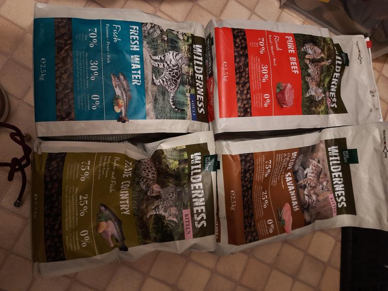 REAL NATURE Wilderness Kitten Pure Beef Dry Kitten Food 300 g | MAXI ZOO