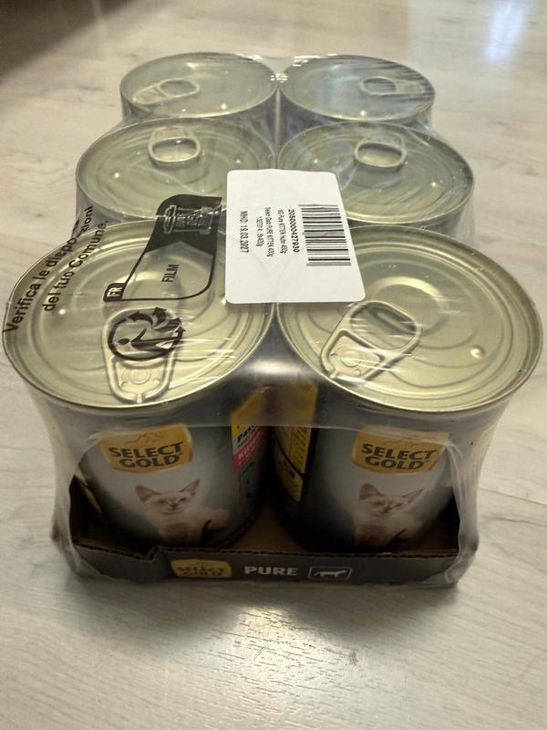 SELECT GOLD Pure Kitten Pat 6x400 g | FRESSNAPF