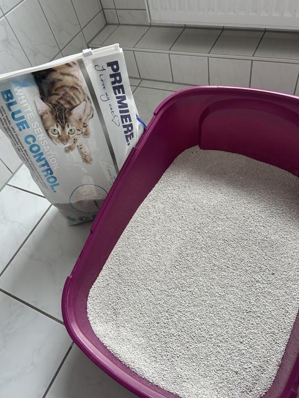 PREMIERE Żwirek dla kotów White Sensation – blue control 3x12 l