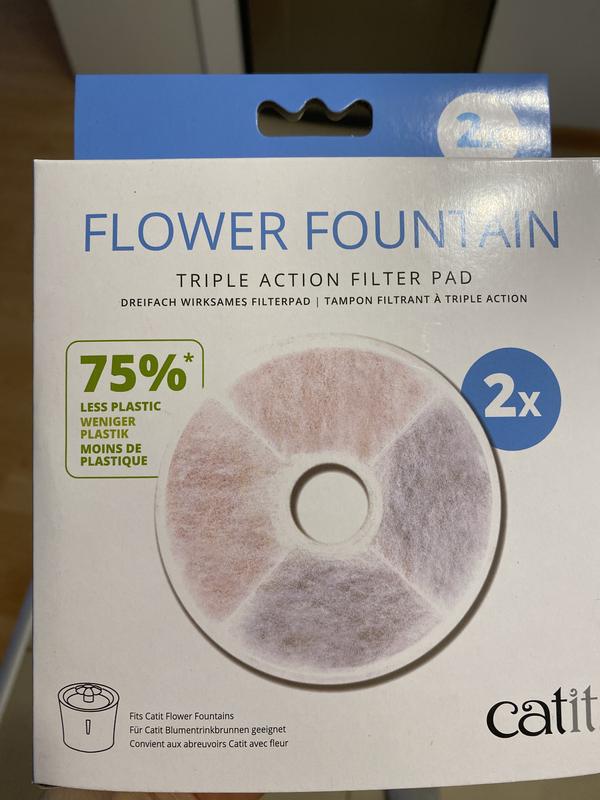Catit Ersatz Filterkartusche Für Trinkbrunnen Fresh & Clear, 6 Stück, Reduziert Gerüche & Verunreinigungen