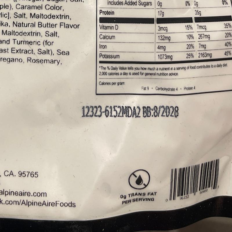 Photo submitted with review of product