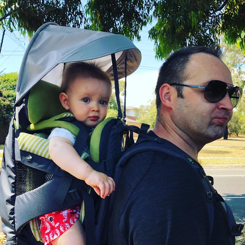 Karinjo Child Carrier v2 Grey Green