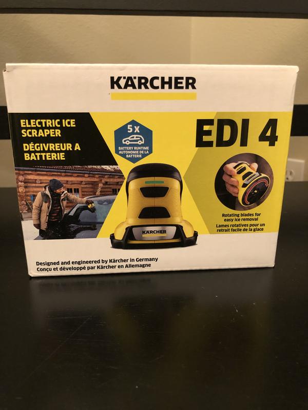 Karcher Karcher EDI 4 Cordless Electric Handheld Ice Scraper - Rotating  Disc Windshield Scraper for Ice, Snow, & Frost EDI 4 - The Home Depot