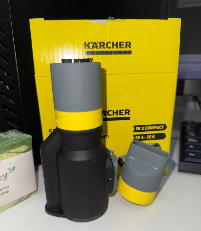Accesorio Kärcher Shoe!Cleaner Para Lava-Aspiradoras SE 3-6 - Limpiador De Zapatos Sin Goteo Con Cepillos Suaves