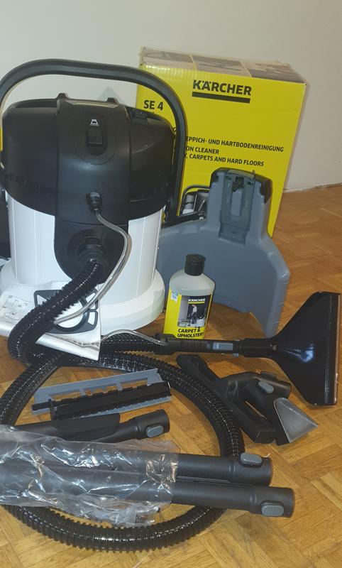 Aspirateur Laveur Kärcher SE 4 - Occasion, Fonctionnel, Sans Détergent Ni Buse Inclus