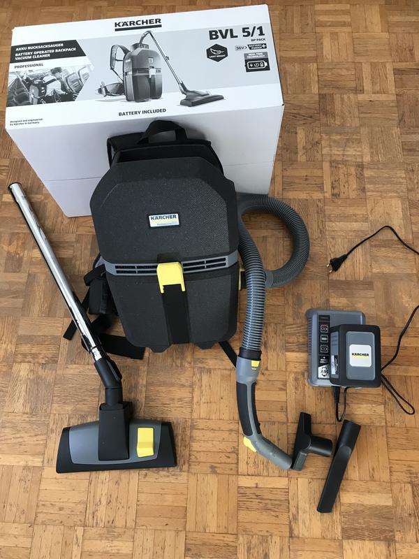 Aspirateur dorsal à batterie BVL 5/1 BP Pack, 13942700 - Karcher