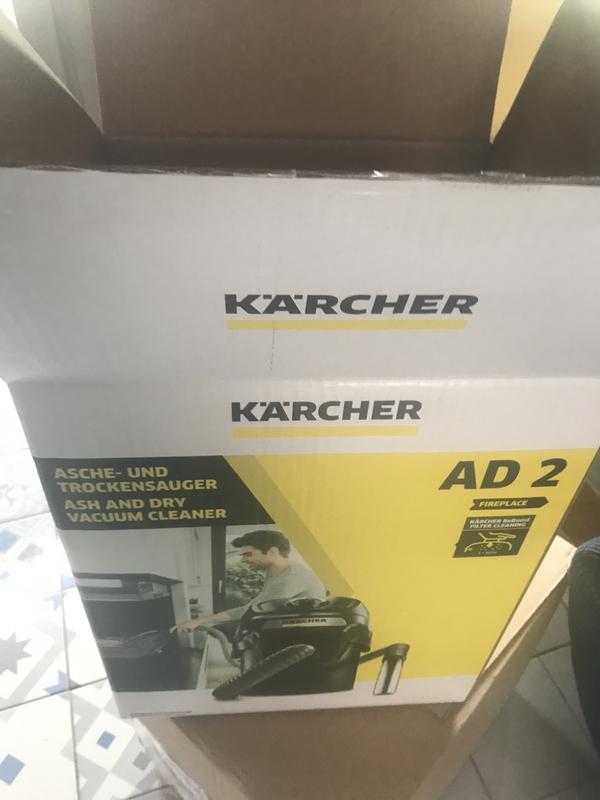 Karcher AD 2 UNBOXING, ASH AND DRY VACUUM CLEANER