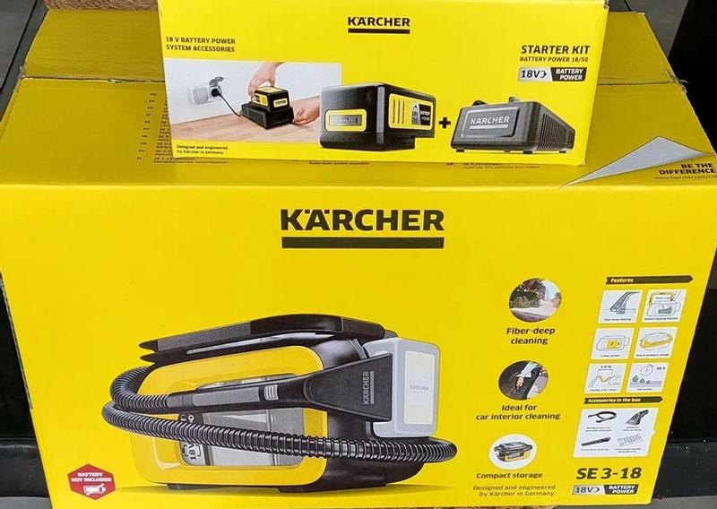 Aspirateur Laveur Karcher SE 3-18 Compact – 184 W, 1,7 L, Occasion Fonctionnel