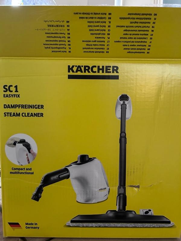 Karcher - Kärcher SC 1 Nettoyeur vapeur portable 0,2 L 1200 W - Aspirateur  traîneau - Rue du Commerce