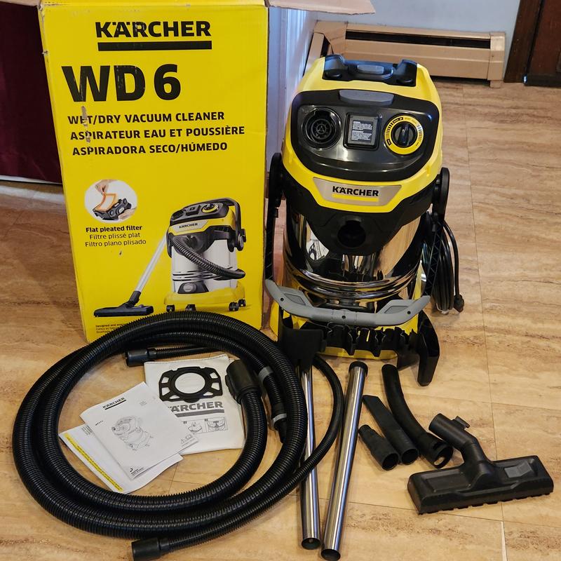 How to Extract Dust with Karcher WD6 Wet and Dry Vacuum