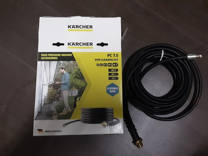 Tuyau De Nettoyage Canalisations De Nettoyeur Haute Pression K2-K7 - 7,5m -  Karcher