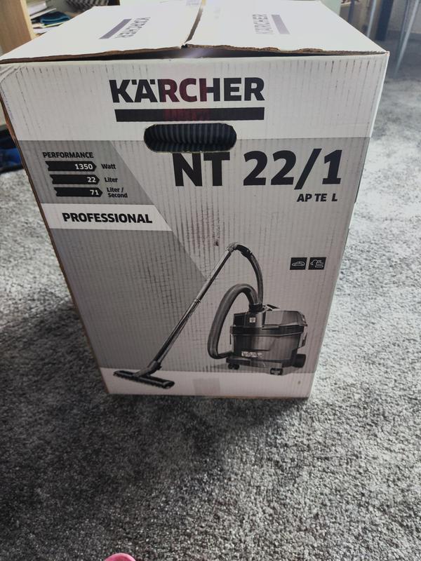 Vhbw Textilfilter Für Kärcher NT 22/1 – Waschbarer Filterbeutel Blau, 25x22 Cm, Ersetzt 30250135