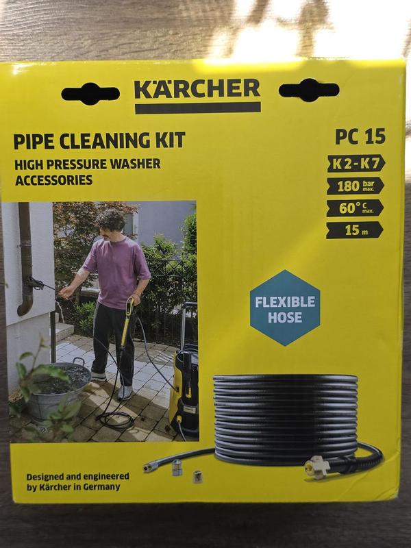 【新品未使用】KARCHER PIPE CLEANING KIT PC 15 PC 15 Pipe Cleaning Kit | Kärcher New Zealand