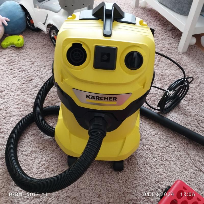 Aspiratore Kärcher WD 4 V-20/5/22 - Aspira Solidi E Liquidi, 1000W, Serbatoio 20L, Funzione Soffiante - Foto 8