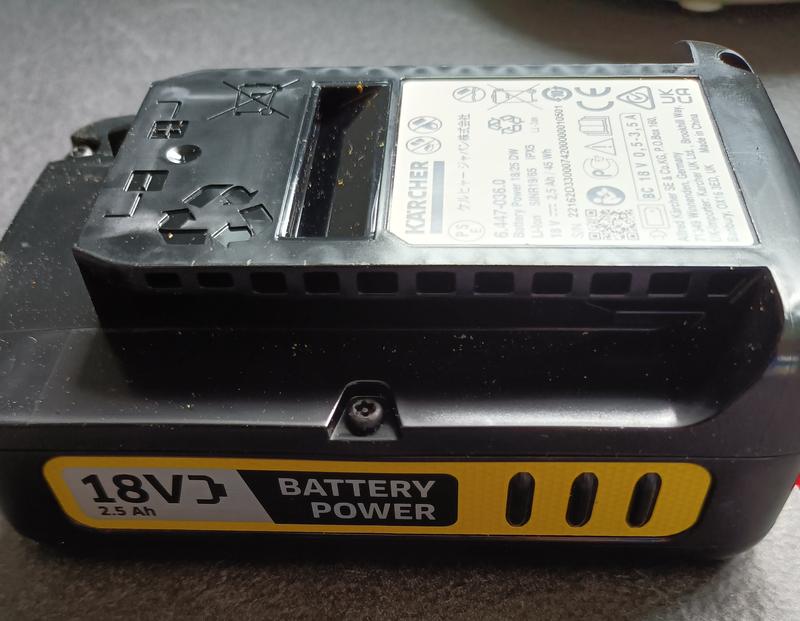 Batterie Kärcher Battery Power 18/25 pour tous les appareils de la  plateforme de batterie Kärcher 18V Battery Power, Kärcher, Batteries pour  aspirateurs et robots, Batteries