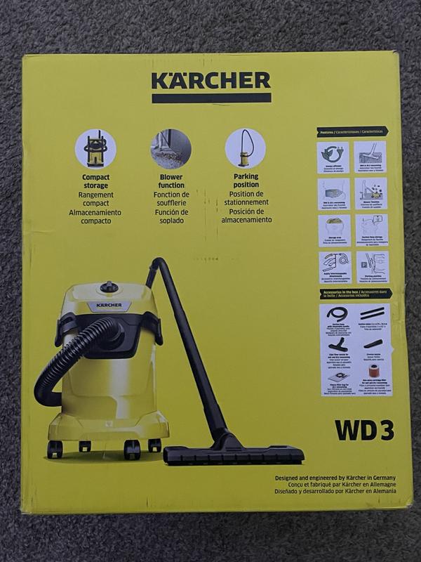 Karcher K3 Pressure Washer & WD 3 S Wet & Dry Vacuum Bundle
