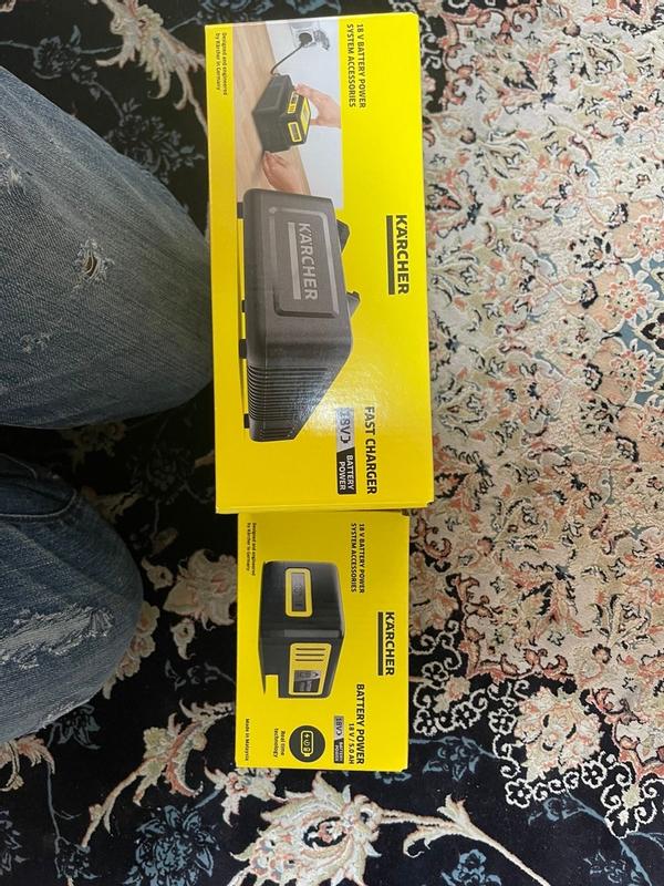 KARCHER Starter Kit Battery 18/50: Batteria 18/50 + Caricabatterie