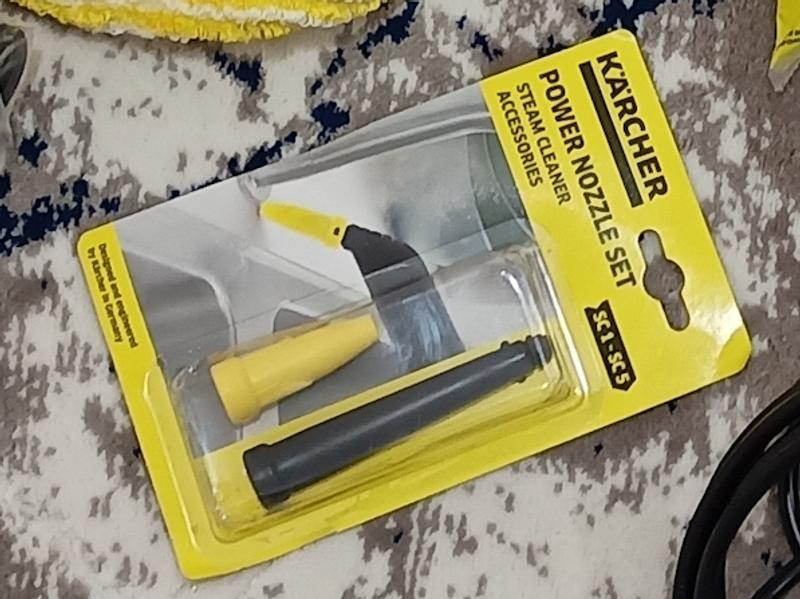 10 Accessori Per Pulitore A Vapore Kärcher SC1 SC2 SC3 SC4 SC5, Set Di Pezzi Di Ricambio Con Ugello Allungato, Ugello Curvo, Spazzola Rotonda, Ugello Per Fughe, Sigillo, Accessori Per Pulitore A - 7