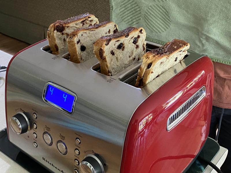 KitchenAid 5AKMT423ER Artisan 4 Slice Toaster - Empire Red at The Good Guys