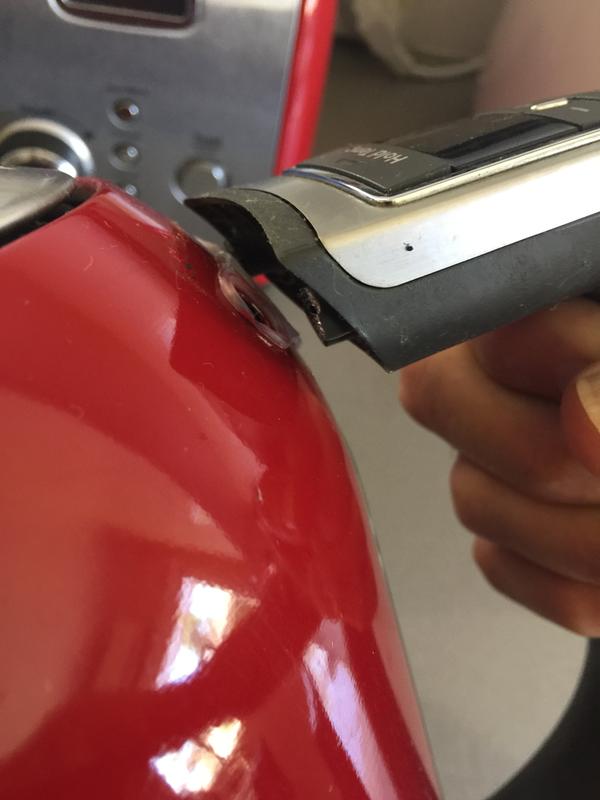 broken handle