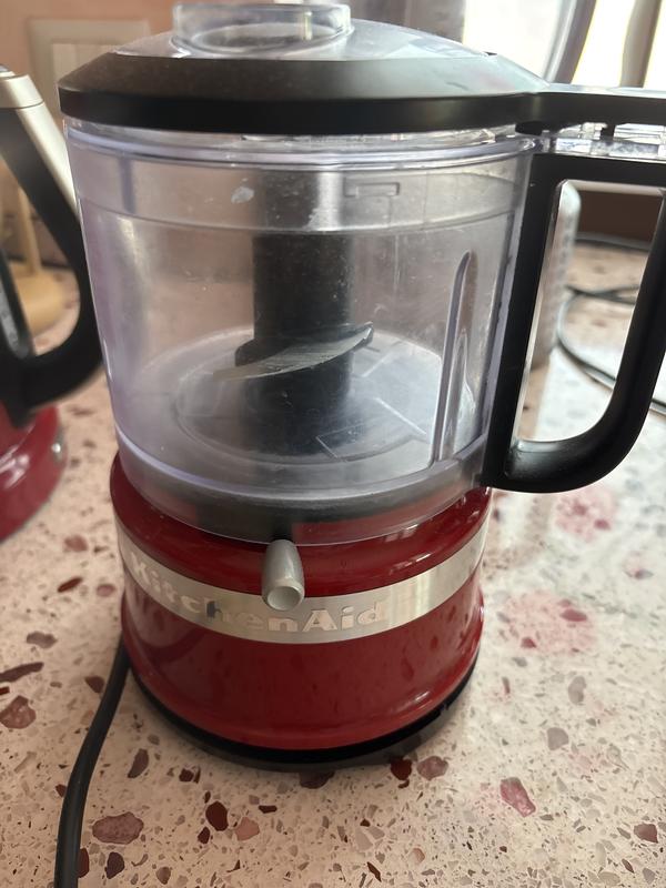 Mini Hachoir KitchenAid Contour Argent - 830 Ml - 2 Vitesses, Fonction Pulse - Lame Inox, Bol Sans BPA