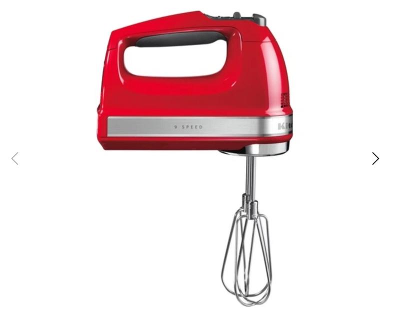 HAND MIXER 9 SPEED Empire red KitchenAid UK