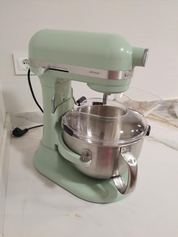 Robot pâtissier KITCHENAID 5KSM175PSEVB bleu velvet, 4,8 L, bol avec poignée + bol 3 L, batteur souple et couvercle