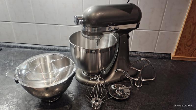MIXER TILT-HEAD 4.8L - ARTISAN PREMIUM - Cast iron black
