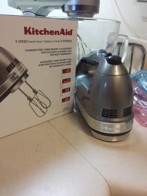 KitchenAid Artisan 9 Speed Hand Mixer Red 5KHM926AER