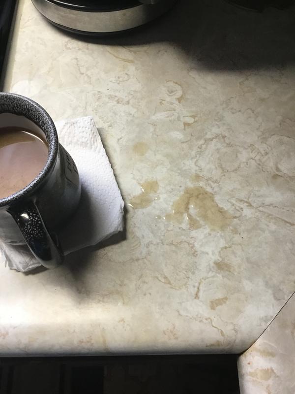 Mess that’s made every time I pour a cup of coffee