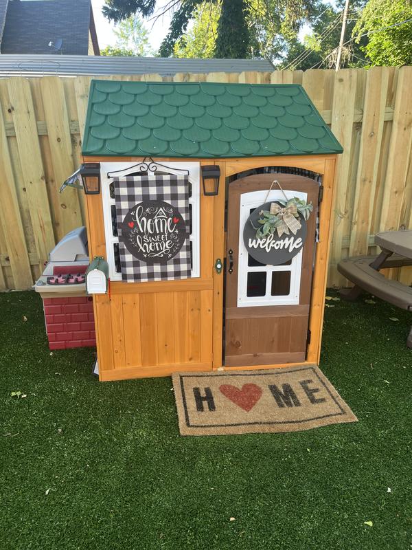 KidKraft Garden View Outdoor Wooden Playhouse Very