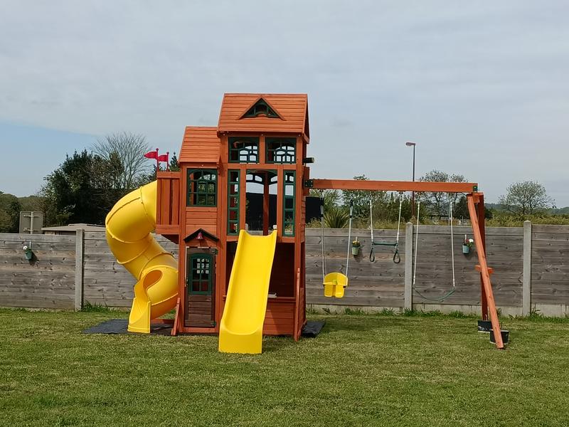 KidKraft Canyon Ridge Aire de Jeux en Bois (FSC) avec Toboggan