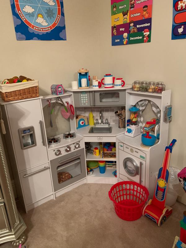 kidkraft ultimate corner play kitchen dimensions