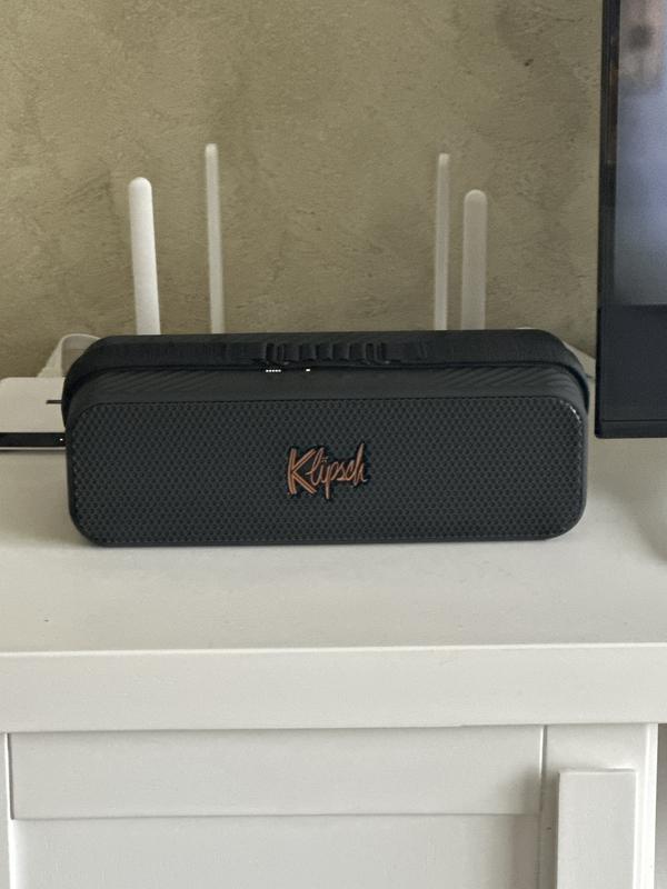 Klipsch Detroit – Altoparlante Bluetooth Portatile, Stereo Bilanciato, IP67, 20h Di Batteria E Cinturino