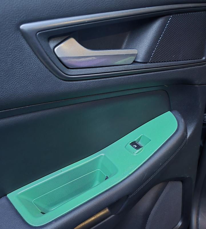 Driver rear window switch board Krylon 5x Gloss Jungle Green