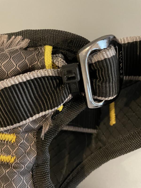 Straps slipped and needed tie wraps to hold