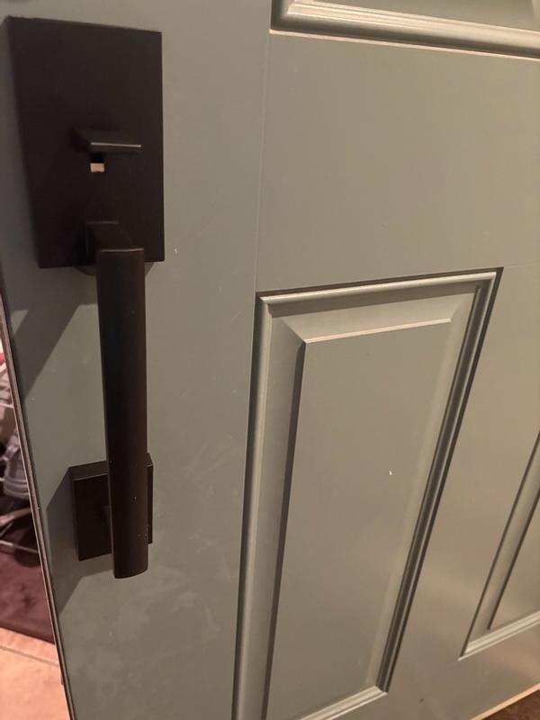 Satin Nickel San Clemente Handle (Exterior Only) | Kwikset