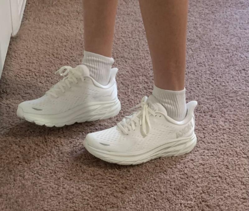 white hoka clifton