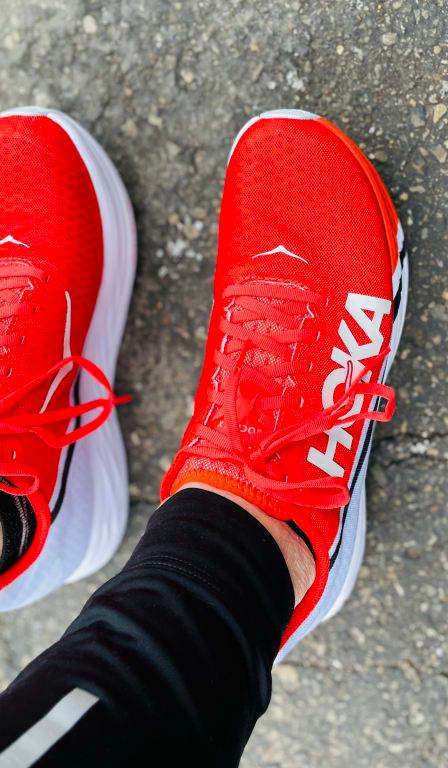 hoka rocket x red