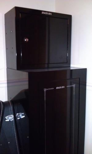 Black Stack On Gcb 900 Steel Pistol Ammo Cabinet Safes Gun Safes